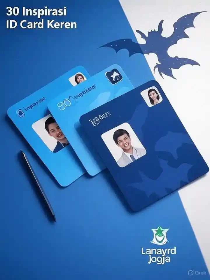 Contoh Id Card Desain Custom Professional Untuk Perusahaan